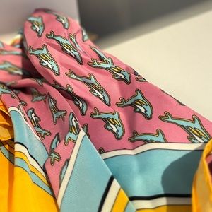 NWT ZARA Dolphin Scarf